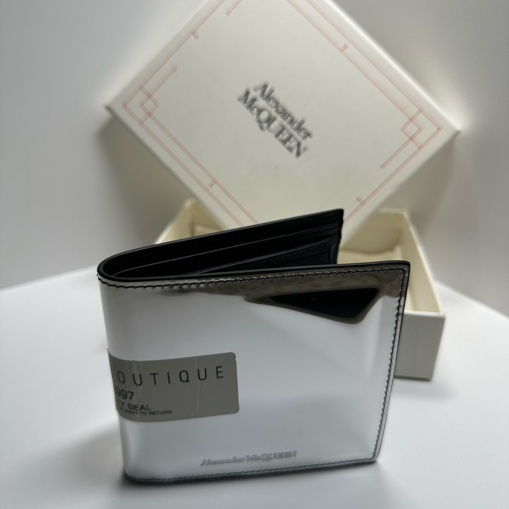 Alexander McQueen Silver Wallet